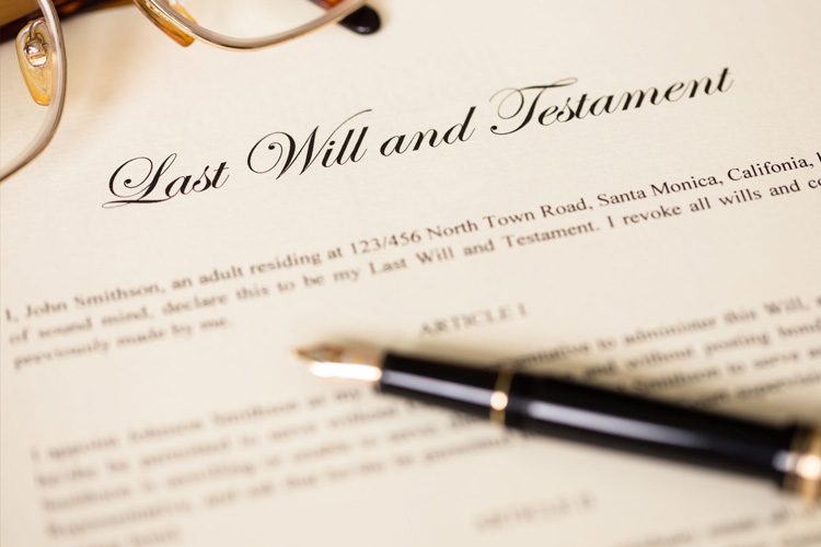 cappella of grand junction last will and testament with pen