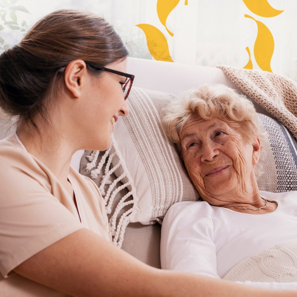 cappella of grand junction female caregiver with senior mother
