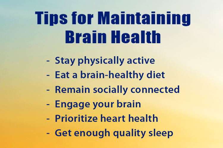 tips for maintaining brain health