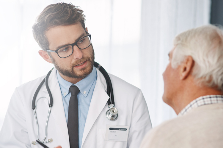 cappella of grand junction senior man with doctor cappella of grand junction senior man with doctor